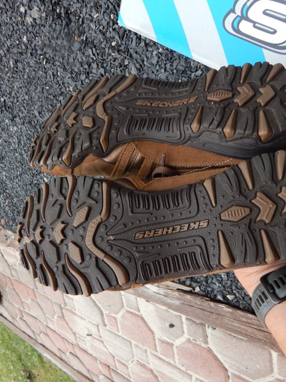 Skechers Compulsions Organic Desert Brown Shoes Sneakers Size 8.5 - Picture 3 of 6